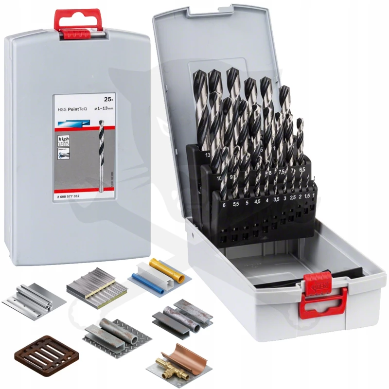 Csigafúró készlet HSS  25 db-os 1,0-13,0 mm - Bosch