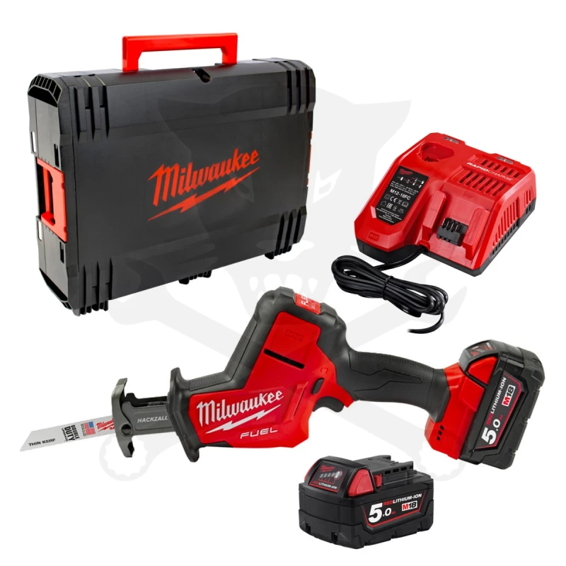 Kardfűrész, akkus M18 2 db 5 Ah, löket: 22 mm - Milwaukee (M18 FHZ-502X)