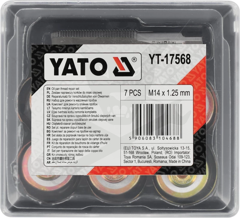 Menetjavító készlet olajleeresztő csavarhoz M14x1,25