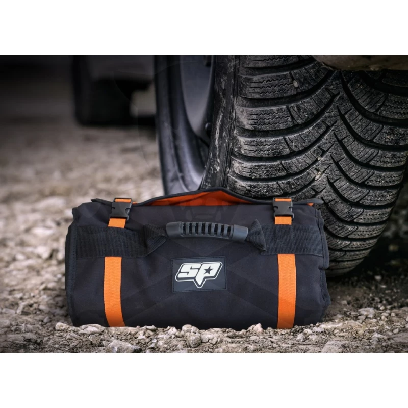 Szerszámkészlet  66 db-os összetekerhető vászon tartó táskás -SP Tools