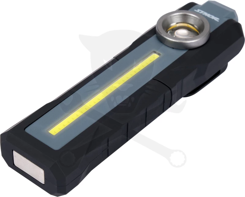 Szerelőlámpa LED COB + 1 ledes dönthető akkus 5W szerelőlámpa - Sthor