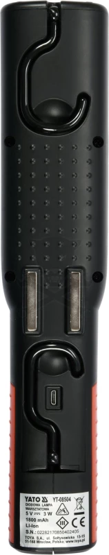 Szerelőlámpa LED 3W COB IP65 180 °-os fejdőlésszög - Yato