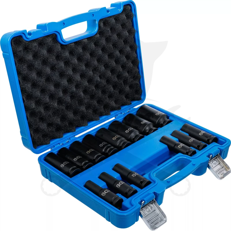 Légkulcsfej készlet 1/2" 14 db 10-32 mm metrikus hosszú BGS