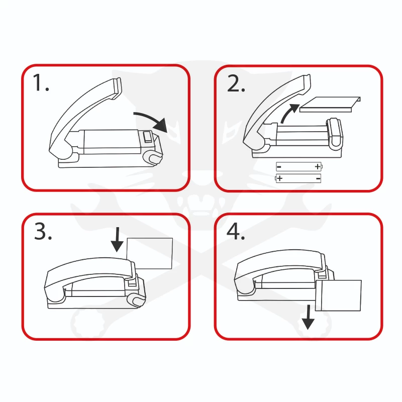 Fóliahegesztő elemes kézi