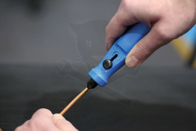 Fékcsőperemezőhöz - fékcső élsorjázó - külső és belső 2:1