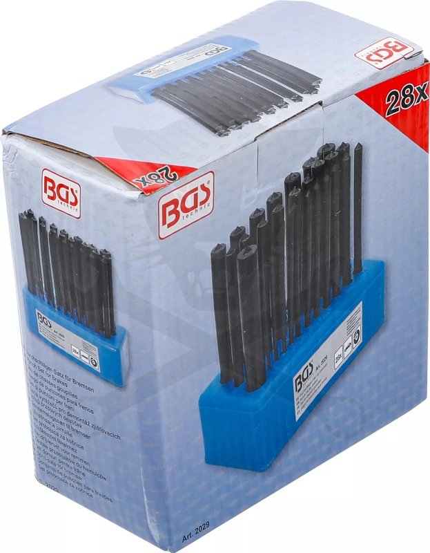 Csapkiütő készlet 28 db-os spec. kialakítás féknyergekhez - BGS