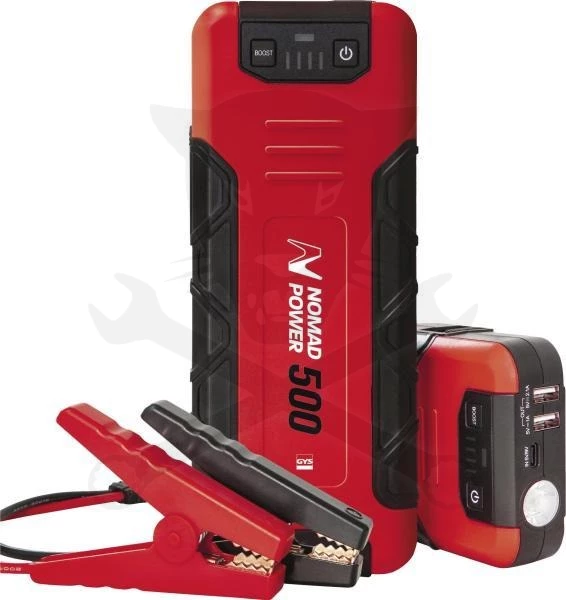 Akkumulátor bikázó-indító (starter) Lithium  500/550A, 12V multifunkc.