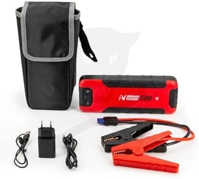 Akkumulátor bikázó-indító (starter) Lithium  500/550A, 12V multifunkc.