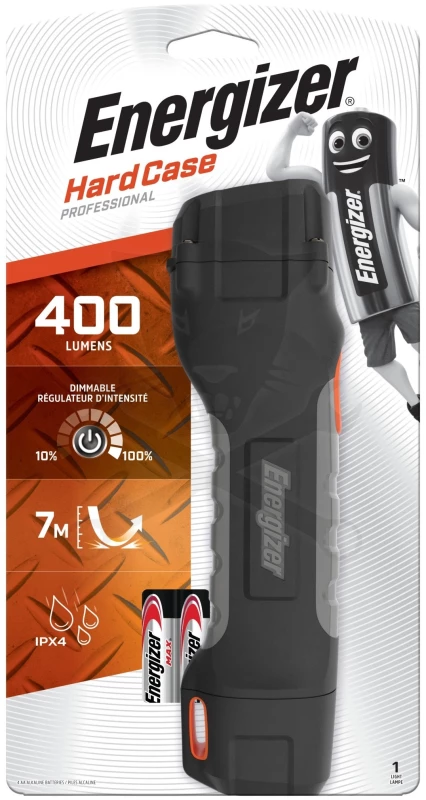 Elemlámpa Energizer HardCase Project Plus + 4xAA