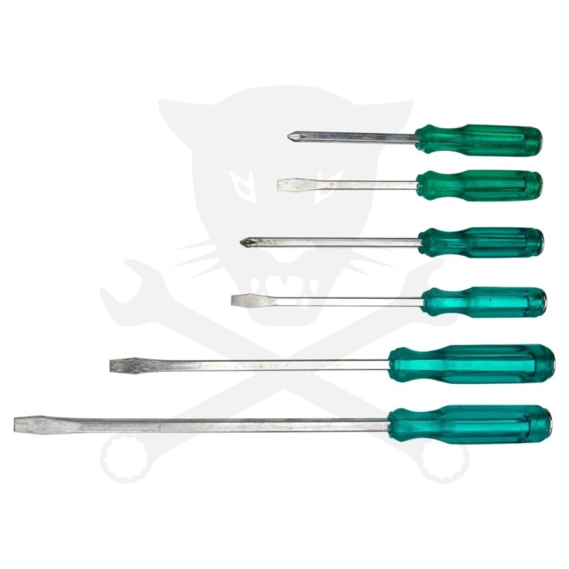 Csavarhúzó készlet üthető 6 db-os kereszt + lapos - TOP TOOLS