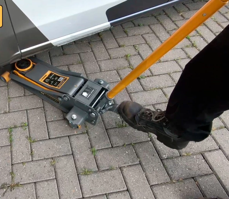 Emelő padló 3 t krokodil alacsony 76-503 mm - gyorsemeléses - Winntec