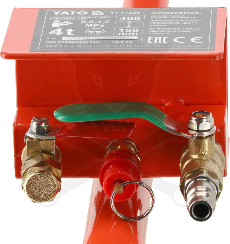 Emelő légpárnás 4 tonnás - 3 légkörös 150-400 mm