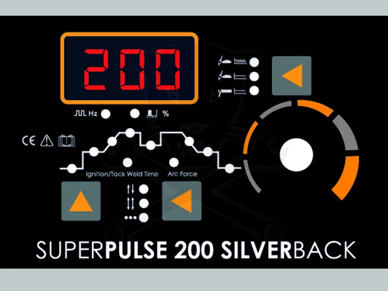 Hegesztő inverter Gorilla Superpulse 200