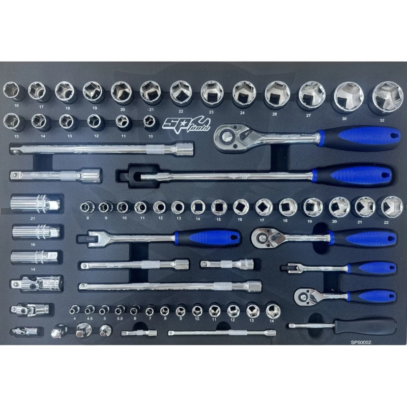 Szerszámos kocsi gyári-felszerelt 321 db-os 7 fiók CUSTOM S. ZÖLD -