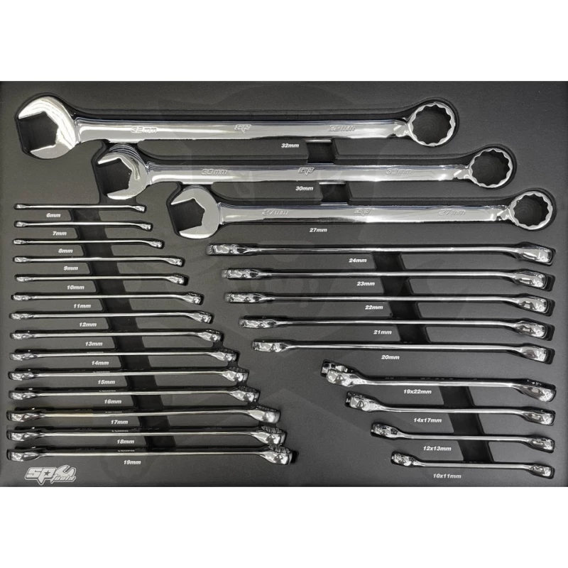 Szerszámos kocsi gyári-felszerelt 411 db-os 19 fiók CUSTOM S. FEKETE -