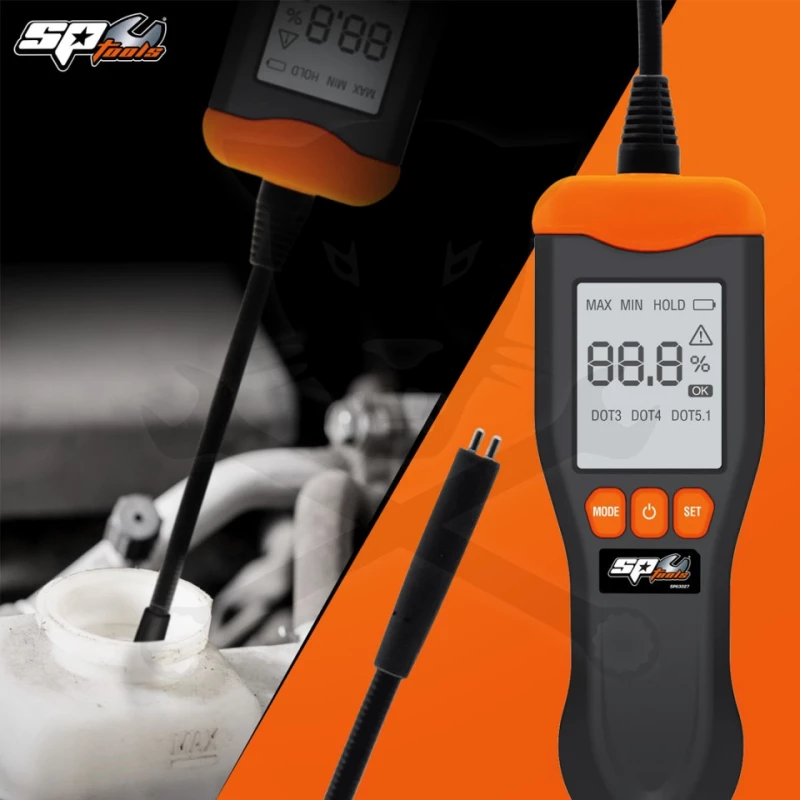 Fékolaj - fékfolyadék forráspont mérő műszer DOT3 - 4 - 5.1 - SP Tools