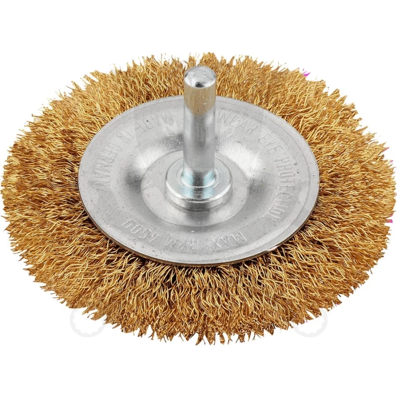 Drótkorong csapos körkefe  75 mm-es RÉZ szálak  75x6x0,2mm