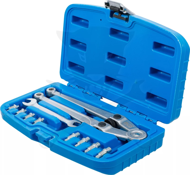 Körmöskulcs, oldalcsapos készlet - cserélhető két csapos: 2.5 - 9.0 mm BGS