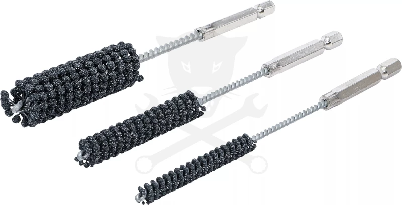 Hónolókefe fúrógépbe 8-12-20 mm, 1/4", 3 db-os - BGS