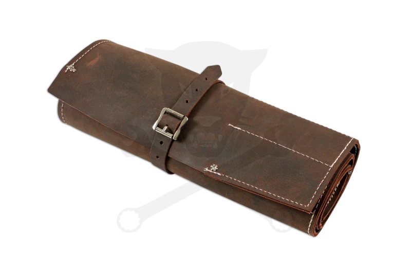 Csillag-villáskulcs készlet 15 db-os Bőr rendszerező 690x305x20 mm