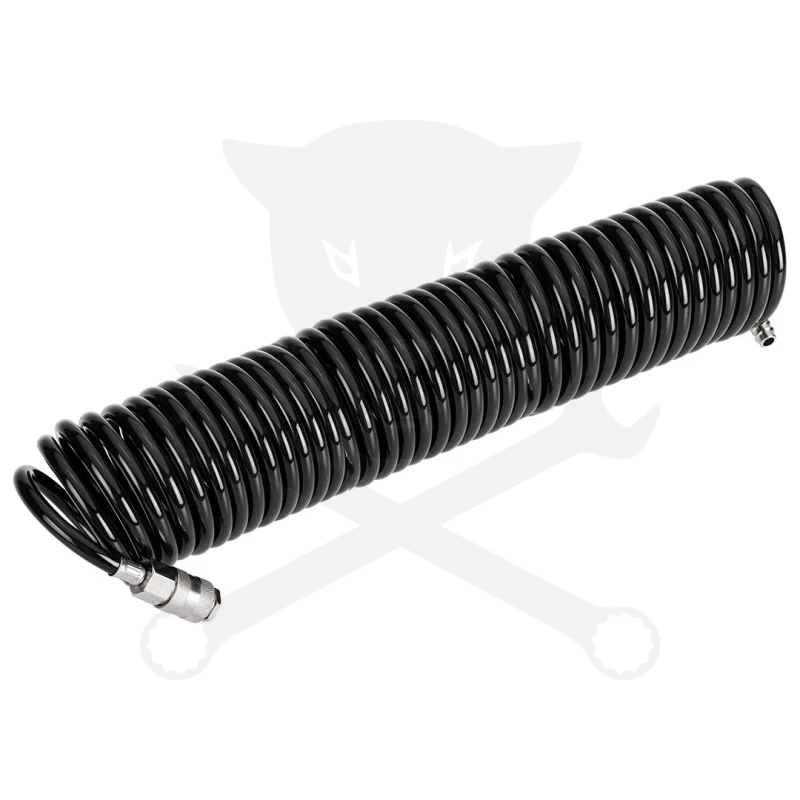 Levegőcső spirál 15 m - szerelt 12 mm x 8 mm PU