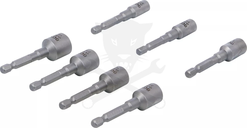 Csavarkiszedő készlet - sérült fejű csavarokhoz hatlap / 1/4"  7 db-os -