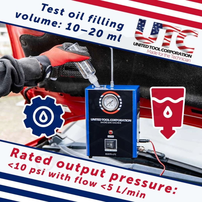 Füstdiagnosztikai szivárgáskereső gép -Gépjárműipari Füstgenerátor