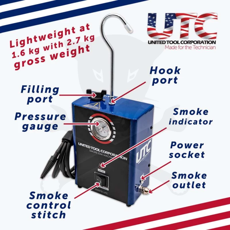 Füstdiagnosztikai szivárgáskereső gép -Gépjárműipari Füstgenerátor