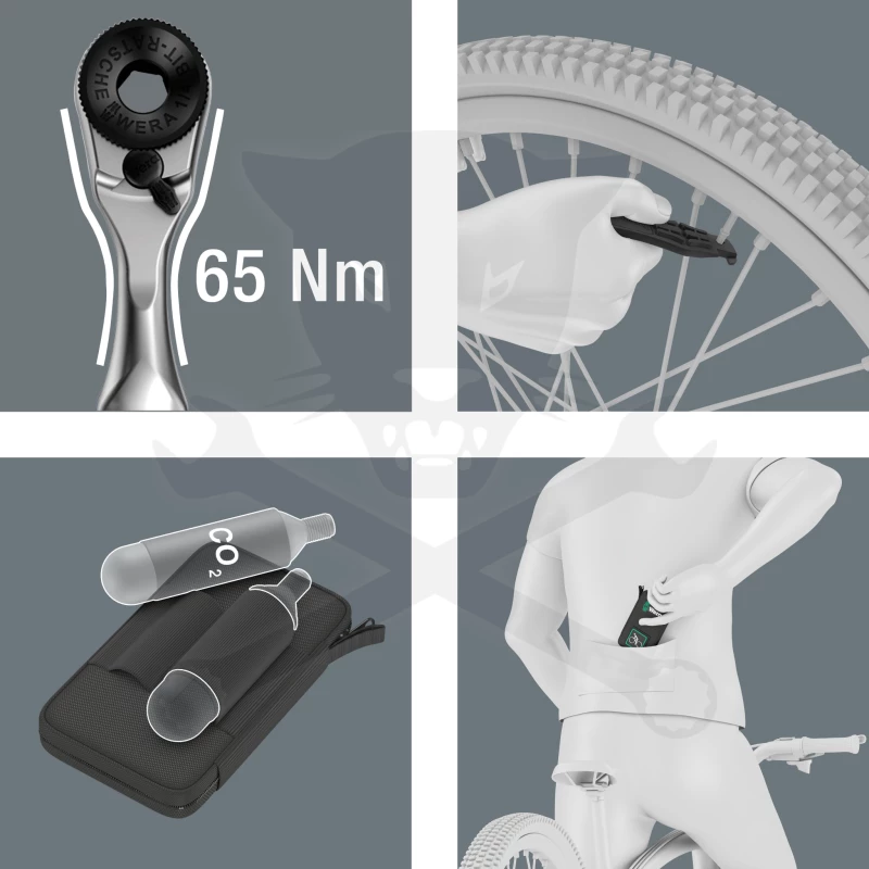 Kerékpárszerelő szerszámkészlet 40 részes Set 3 A - Wera