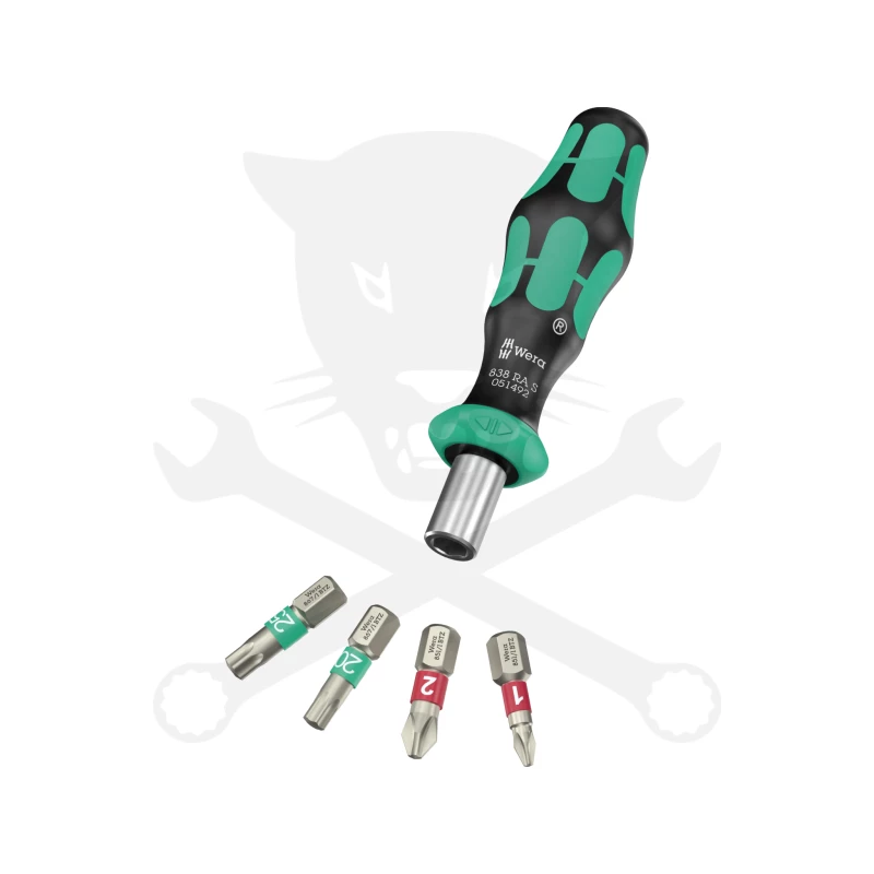 Csavarhúzó bit hajtó racsnis - 838 RA S/4 Christmas - Wera