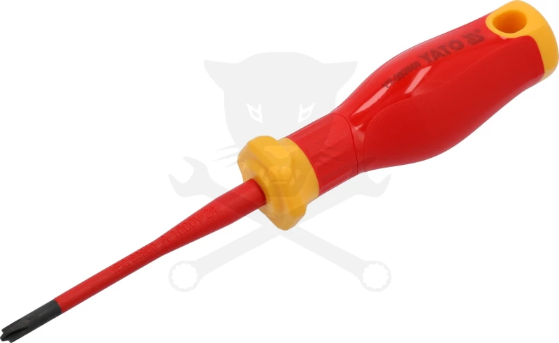 Csavarhúzó VDE 1000 V szigetelt +-/PH1x80 mm - Slim - Yato