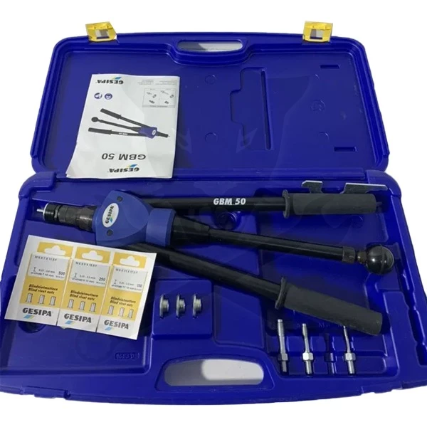 Szegecsanya behúzó kétkezes készlet M5-M6-M8-M10 - GBM 50 - Gesipa