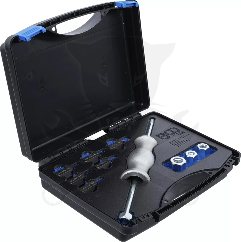 Csúszókalapács készlet menetes adapterekkel 12 részes