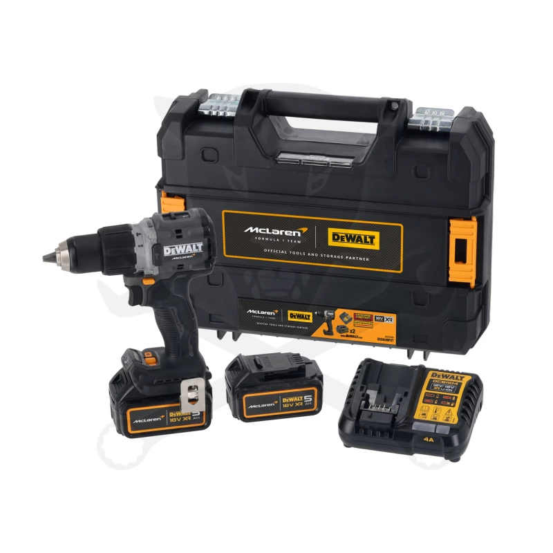 Ütvefúró-csavarbehajtó, akkus 18V   90 Nm 2x5.0Ah McLaren-DeWalt