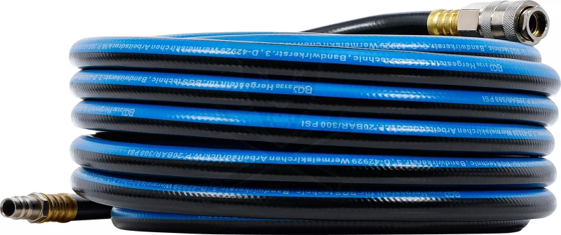 Levegőtömlő szerelt 10 méter 8 mm / 14 mm - KÉK - BGS