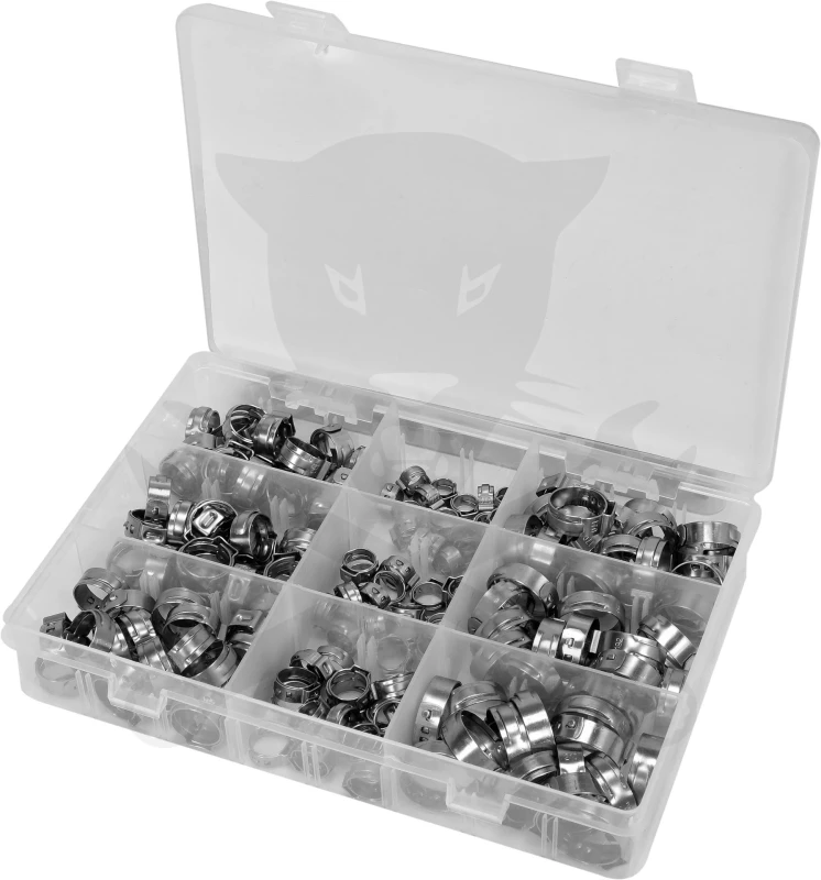 Tömlőszorító bilincs készlet klikk-rendszerű 5.8-21.2 mm