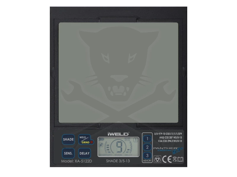 Hegesztőpajzs automata 83,4 x 100 mm - Panther 5.1 Samurai -