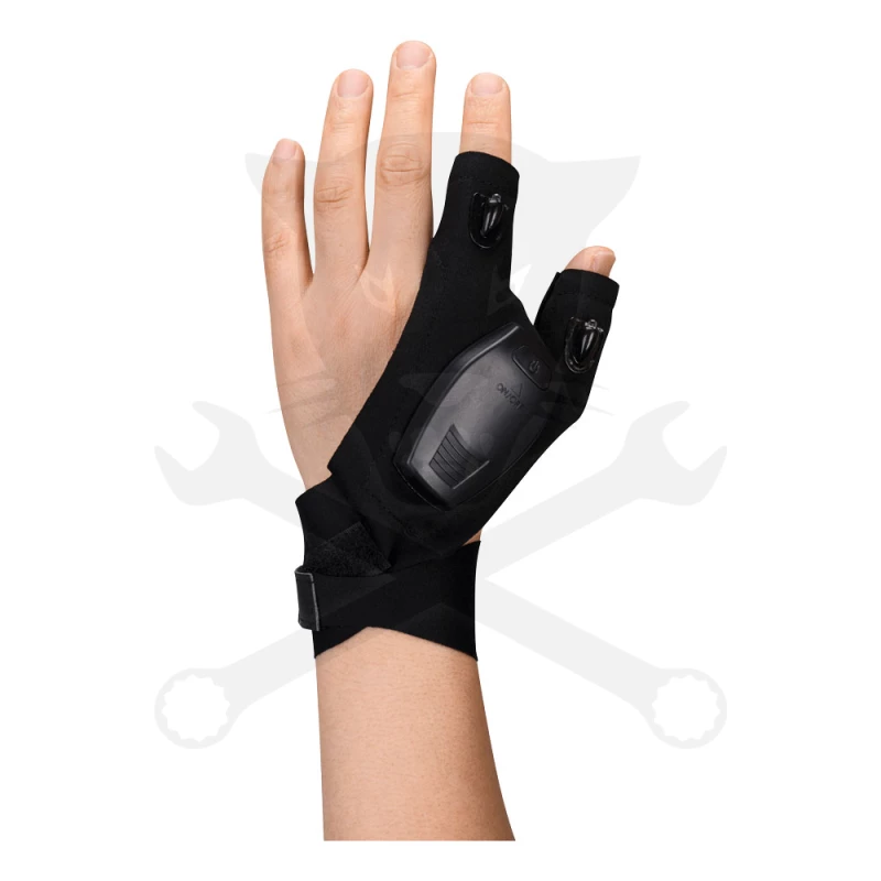 Szerelőlámpa KÉZRE 2x2 db LED akkus - PortWest (PA14B)