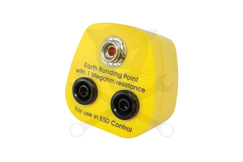 Antisztatikus szervizszőnyeg készlethez földelt csatlakozó - Laser