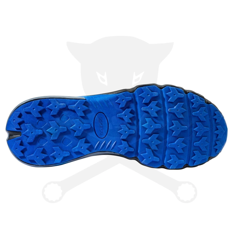 Munkacipő orrvédelem nélküli SPARCO - S-Park GAP O1 SR FO HRO Fekete-Kék 36