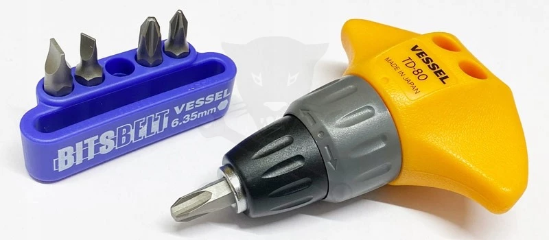 Csavarhúzó készlet marok racsnis 1/4" - Vessel