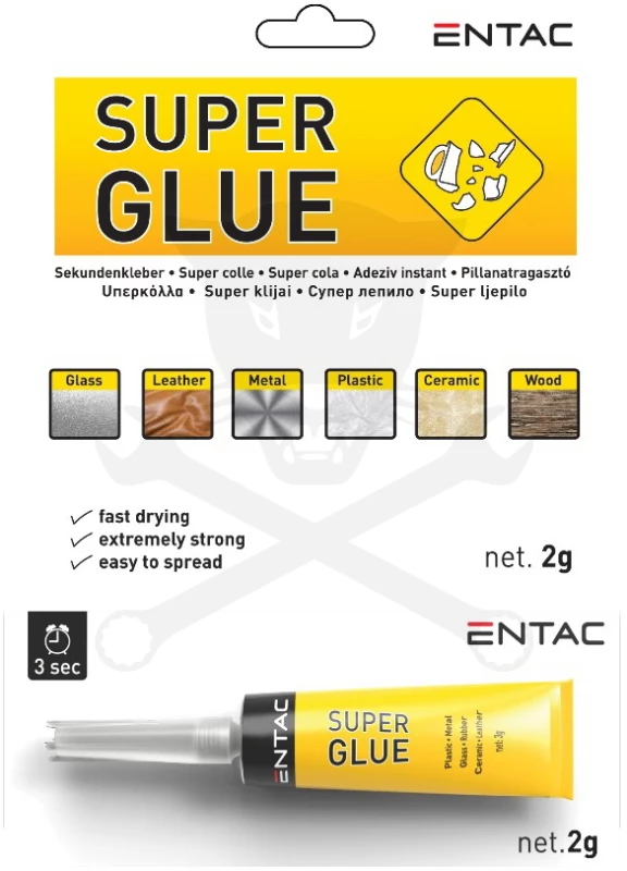 Univerzális pillanat ragasztó gél Szupererős 2g - Entac
