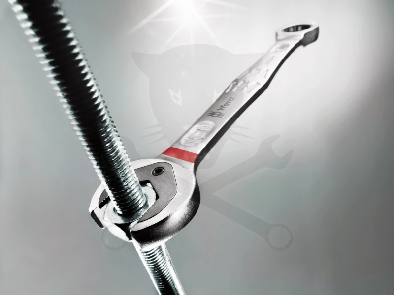 Csillag-villás racsnis készlet 11r. 8-19 mm - 6000 Joker - Wera