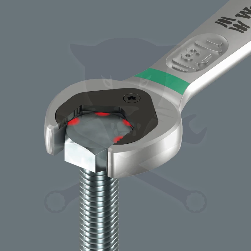 Csillag-villás racsnis készlet 11r. 8-19 mm - 6000 Joker - Wera