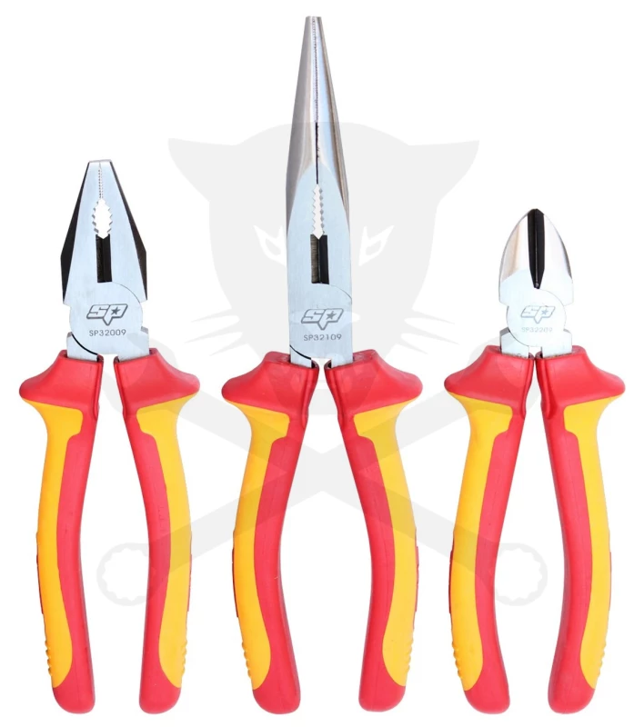 Fogó 1000V szigetelt készlet VDE 3 db-os - SP Tools