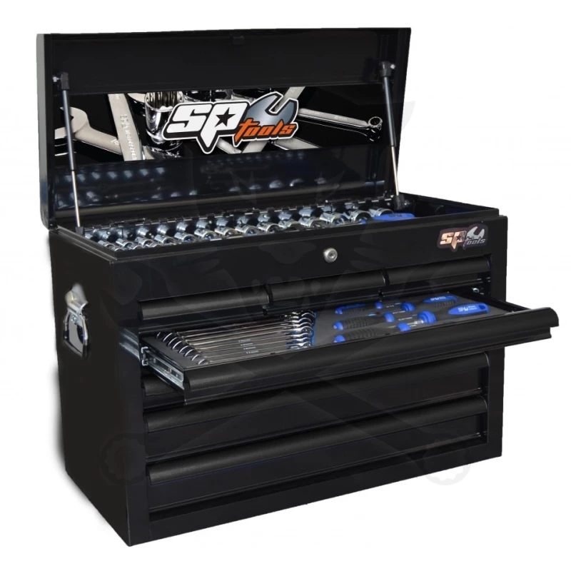 Szerszámos láda felszerelt SP Tools szerszámokkal 130 részes -
