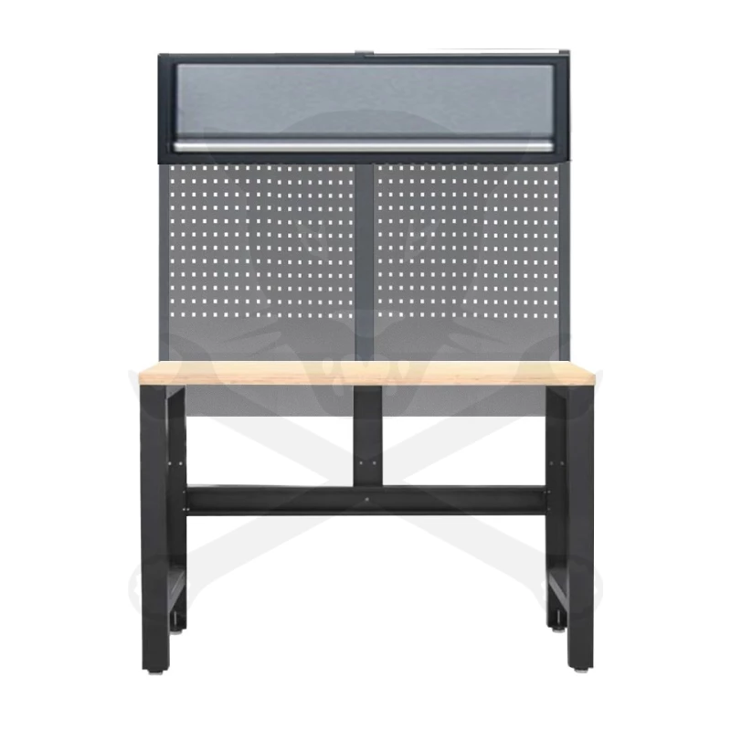 Műhelybútor SP SERIES Alsó rész: SATUPAD Keményfa munkalap+hátf+szek