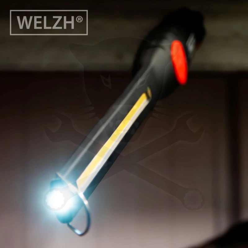 Szerelőlámpa LED 3 COB 1 SMD 500 lm + UV - dimmer, vékony