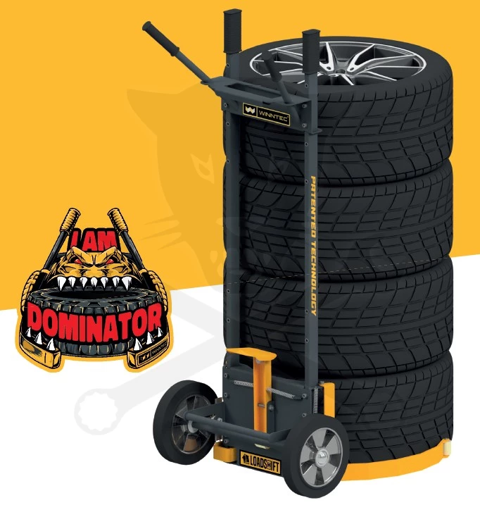 Kerékmozgató kocsi - DOMINATOR - átmérő max. 830 mm - Winntec