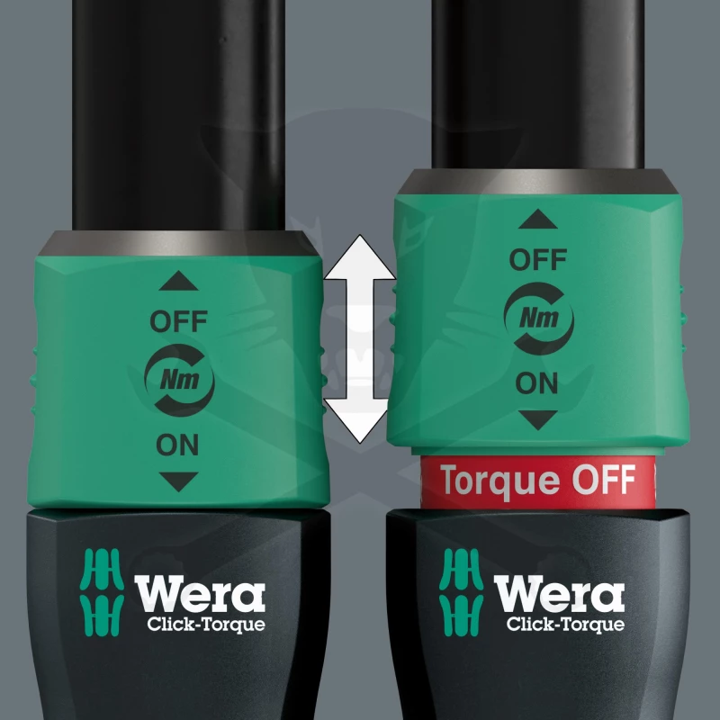 Nyomatékkulcs 40-200 Nm 1/2" - jobbos, nyomatékzáras - Wera